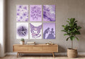 Grand Prix & Motorsport Aesthetic PVC Wall Art Set (6-Pack) | Frameless A4 Rigid Boards