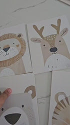 Boho Neutral Safari & Woodland Animal Nursery